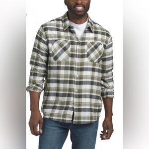 Hurley Men's Casual Flannel Button Up Shirt